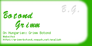 botond grimm business card